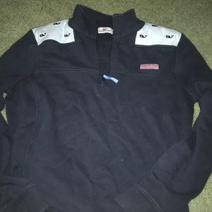 vineyard vines quarter zip-up